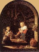 Gerrit Dou The Grocers Shop oil painting on canvas